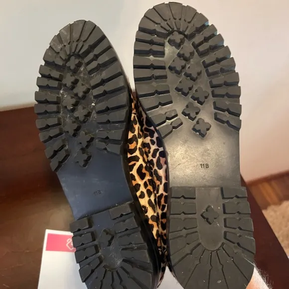 Kate Spade New York Posh Leopard-Print Calf Hair 🐆Embellished Loafers Shoes