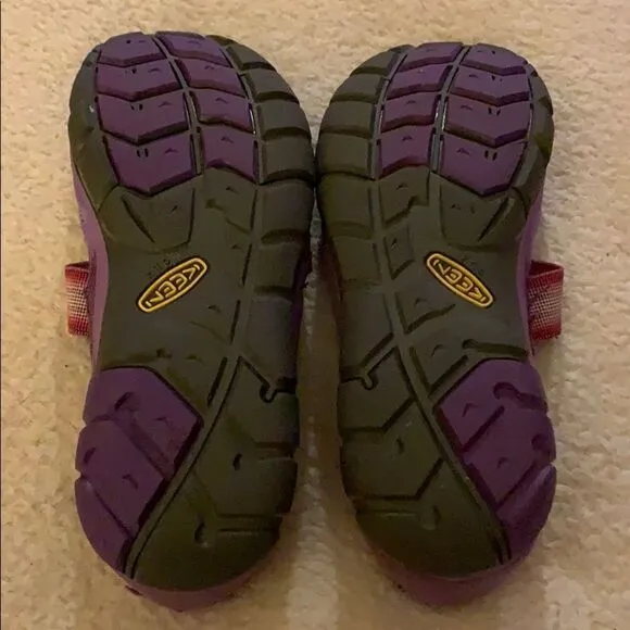 Keen Rivington MJ Youth Round Toe Canvas Purple