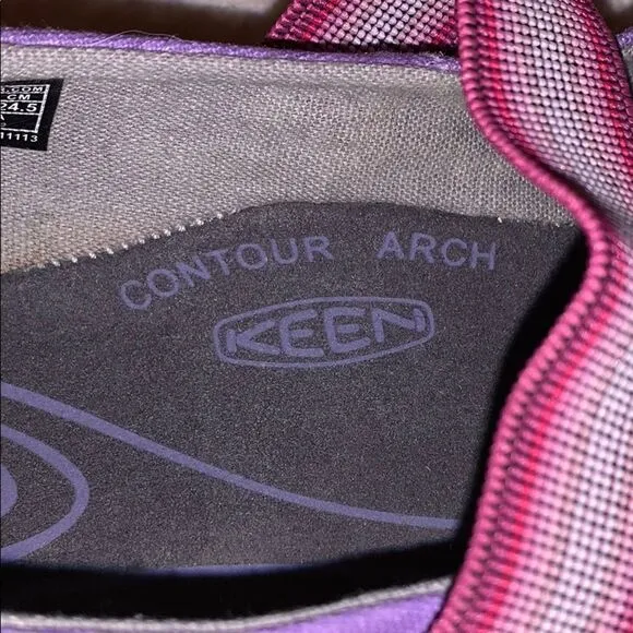 Keen Rivington MJ Youth Round Toe Canvas Purple