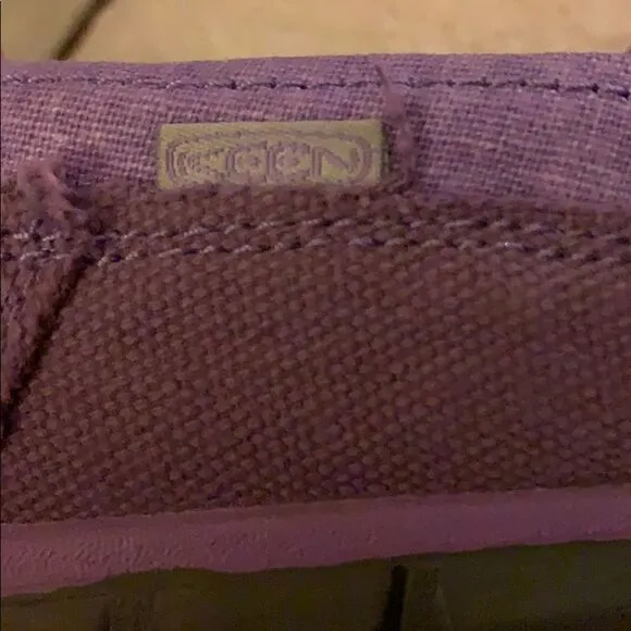 Keen Rivington MJ Youth Round Toe Canvas Purple