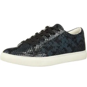 Kenneth Cole Blue Python Snakeskin Sneakers Shoes size 8.5 NWT Animal Print Shoe
