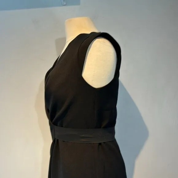 Kenneth Cole New York little black dress with elastic waist detail size medium