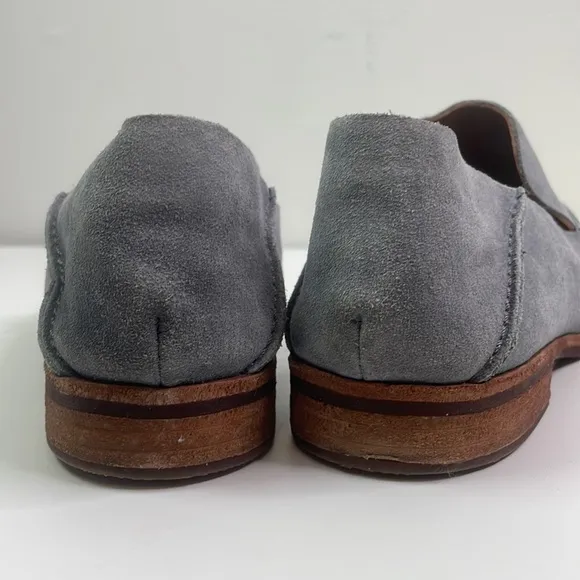 Kork-Ease Slate Blue Suede Leather Tasseled Loafer 8.5 M.
