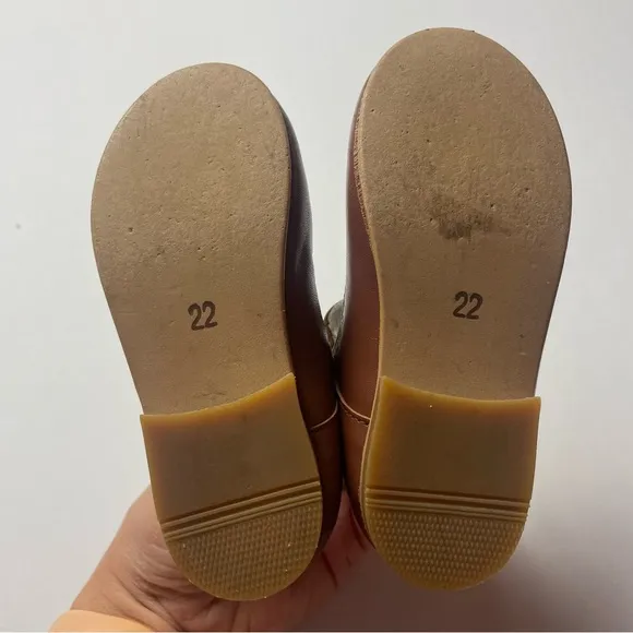 La Coqueta Girls Leather T-Bar Shoes