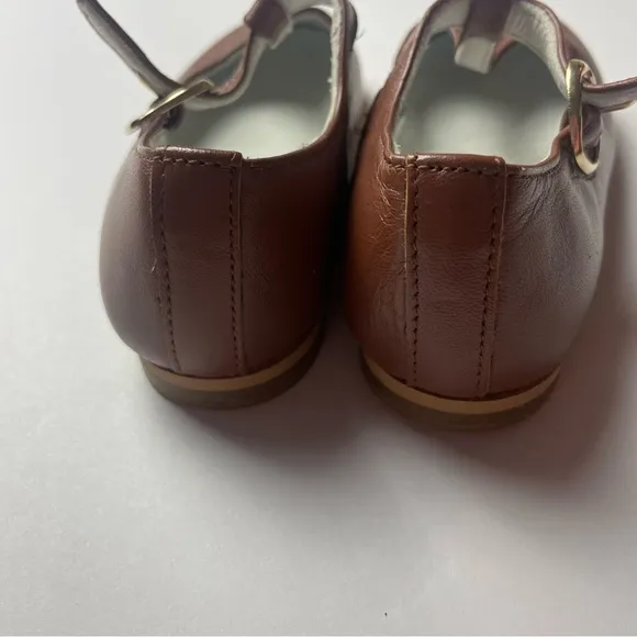 La Coqueta Girls Leather T-Bar Shoes