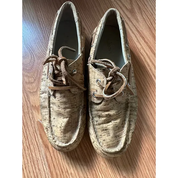 Lacoste Corbon SRW Cork Boat Shoes Size 39.5/ 9