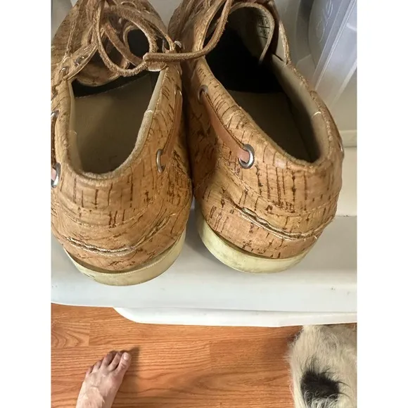 Lacoste Corbon SRW Cork Boat Shoes Size 39.5/ 9