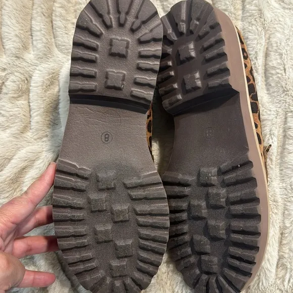 Leopard loafers. NWOT