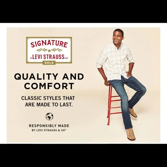 Levi Strauss Signature Jeans Straight Leg