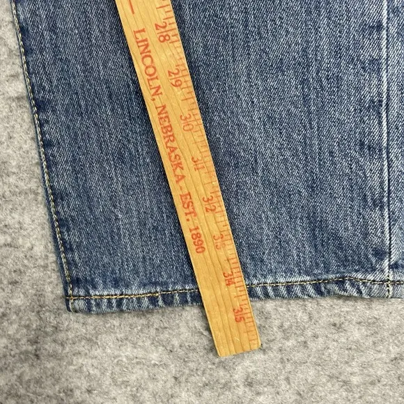 Levis 501 Jeans Mens 34x34 Blue Button Fly Straight Leg Original Denim NWOT