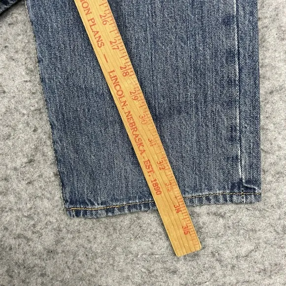 Levis 501 Jeans Mens 34x34 Blue Button Fly Straight Leg Original Denim NWT