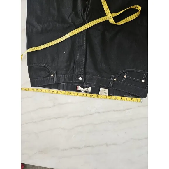 Levi’s 550 Relaxed Fit Big &amp; Tall Black Husky Jeans W50 X L30