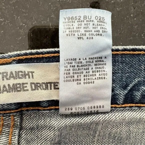 Levi’s Vintage Y2K Relaxed Straight Denim Jeans