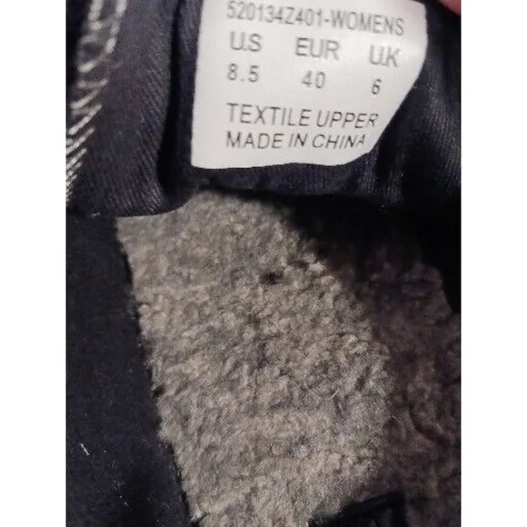 Levi's Womens BLACK Sneakers Sz 8.5 Low Top FAUX LEATHER Embroidered  Spell out
