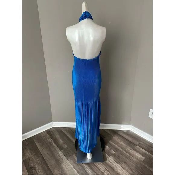 L'Idee Soiree Sleeveless Pleated Gown