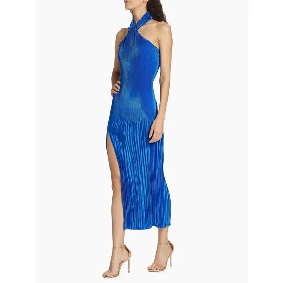 L'Idee Soiree Sleeveless Pleated Gown