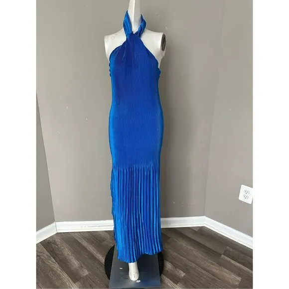 L'Idee Soiree Sleeveless Pleated Gown