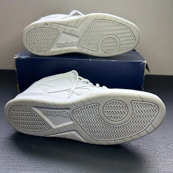Like new mens Reebok royal HI2 white/light gray basketball shoes size 11.5