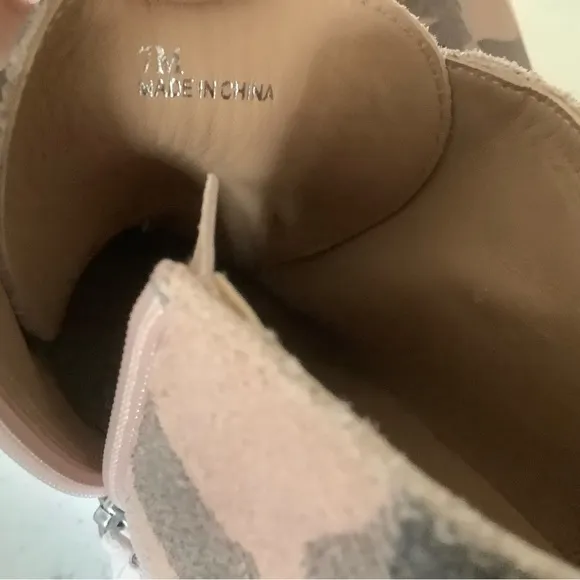 Linea Paolo wedge sneaker shoes size 7 Felicia platform shoes suede camouflage