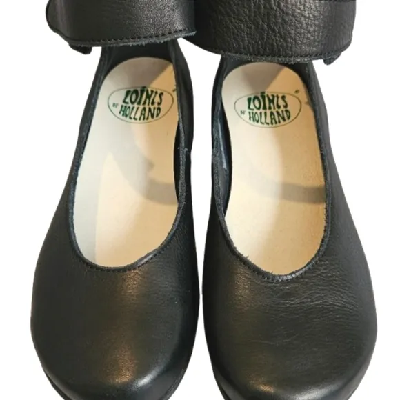 Loints of Holland Sydney leather ankle strap Mary Jane shoes