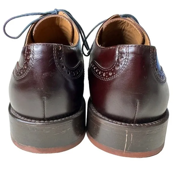 Lorens Men’s Leather Wing Tip Oxford Shoes. Size 41
