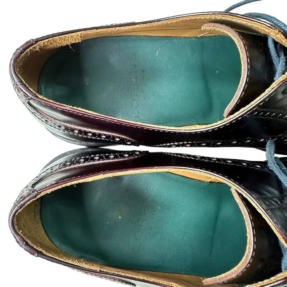 Lorens Men’s Leather Wing Tip Oxford Shoes. Size 41