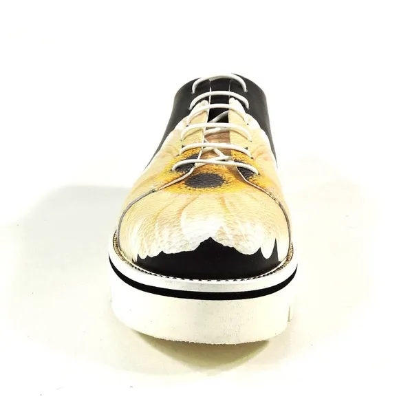 LUIGI TRAINI 🇮🇹 LEATHER SUMMER OXFORD SHOES