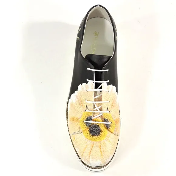 LUIGI TRAINI 🇮🇹 LEATHER SUMMER OXFORD SHOES