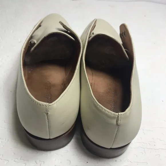 Madewell leather shoes flat loafers  lace up