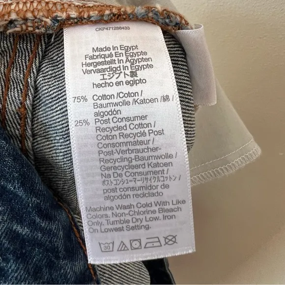 Madewell Relaxed Denim Women’s NWT Plus Size Jean‎ Shorts Size 22