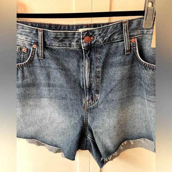 Madewell Relaxed Denim Women’s NWT Plus Size Jean‎ Shorts Size 22