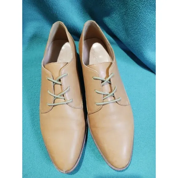 Madewell The Frances Oxford Womens Shoes Size 10 Brown Leather