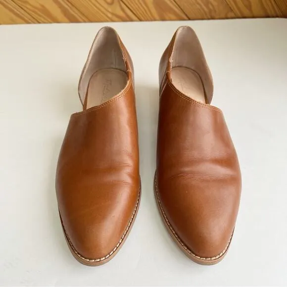 MADEWELL The Lucie Shoe Bootie in English Saddle Leather