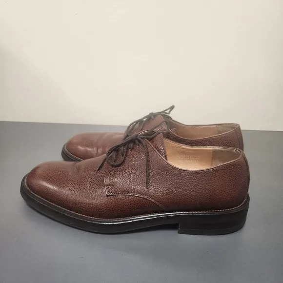 MARTIN DINGMAN - BROWN LEATHER TIE OXFORDS Shoes SIZE 9