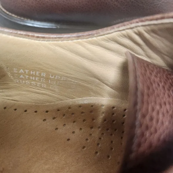 MARTIN DINGMAN - BROWN LEATHER TIE OXFORDS Shoes SIZE 9