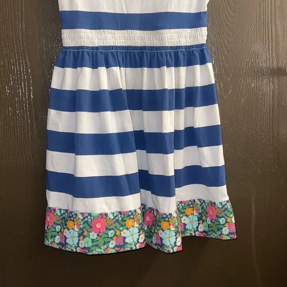 Matilda Jane Girls Beautiful NavyStriped Dress NEW