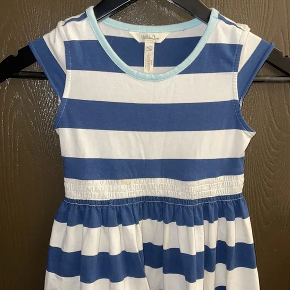 Matilda Jane Girls Beautiful NavyStriped Dress NEW