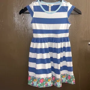 Matilda Jane Girls Beautiful NavyStriped Dress NEW