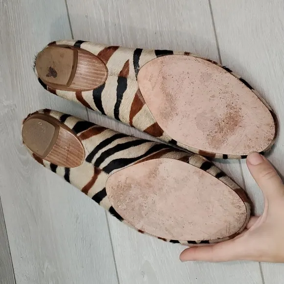 Matisse Women Loafer PonyHair Exotics Fur Flats shoes sz 10M