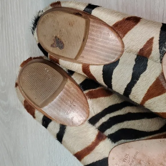 Matisse Women Loafer PonyHair Exotics Fur Flats shoes sz 10M