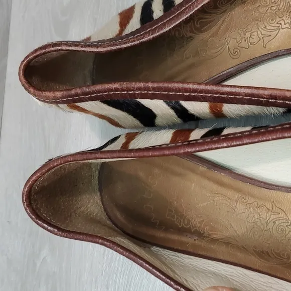 Matisse Women Loafer PonyHair Exotics Fur Flats shoes sz 10M