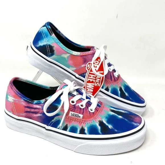 💖MEGA SALE💖 VANS Authentic Tie Dye Multi Canvas  Women's  VN0A38EMVK shoes