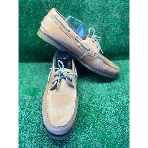Men Sperry Top Slider Original Boat Shoe Sahara Tan Size 15M