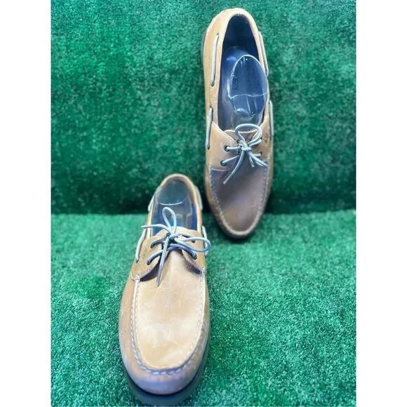 Men Sperry Top Slider Original Boat Shoe Sahara Tan Size 15M