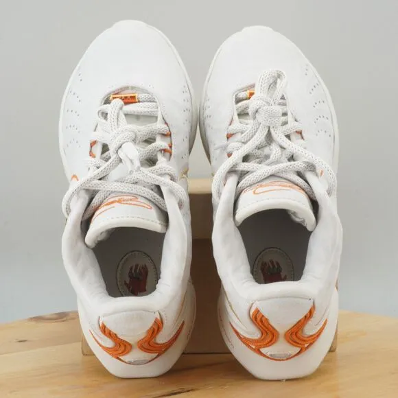 Mens 6 / Womens 7.5 - Nike Lebron XXI 21 Shoes Akoya Light Bone Campfire Orange