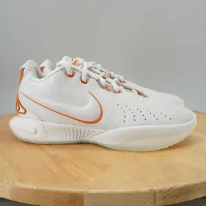 Mens 6 / Womens 7.5 - Nike Lebron XXI 21 Shoes Akoya Light Bone Campfire Orange