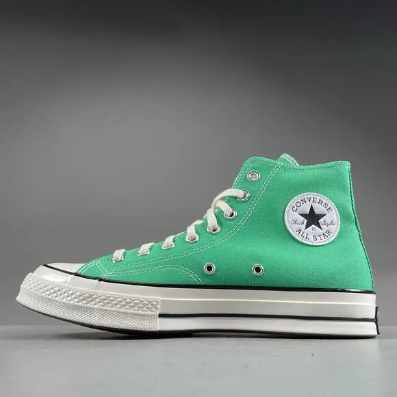 Mens 9 Womens 11 Converse Chuck 70 Hi Green Canvas Classic Casual Sneakers Shoes