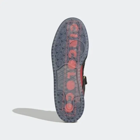MEN'S Adidas Originals Forum Low x Circoloco Black Vivid Red HQ3618