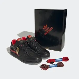 MEN'S Adidas Originals Forum Low x Circoloco Black Vivid Red HQ3618