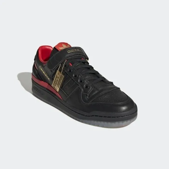 MEN'S Adidas Originals Forum Low x Circoloco Black Vivid Red HQ3618